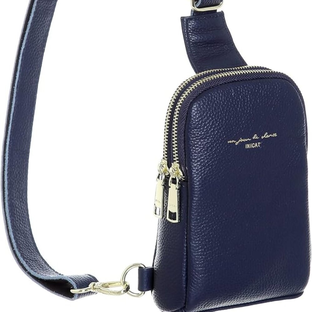 INICAT SLING  MULTI CROSSBODY TRAVEL BAG NAVY BLUE